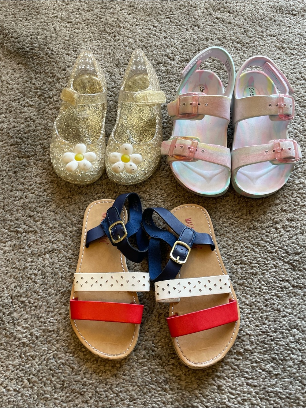 Girls size 9 sandals